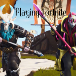 Playing Fortnite