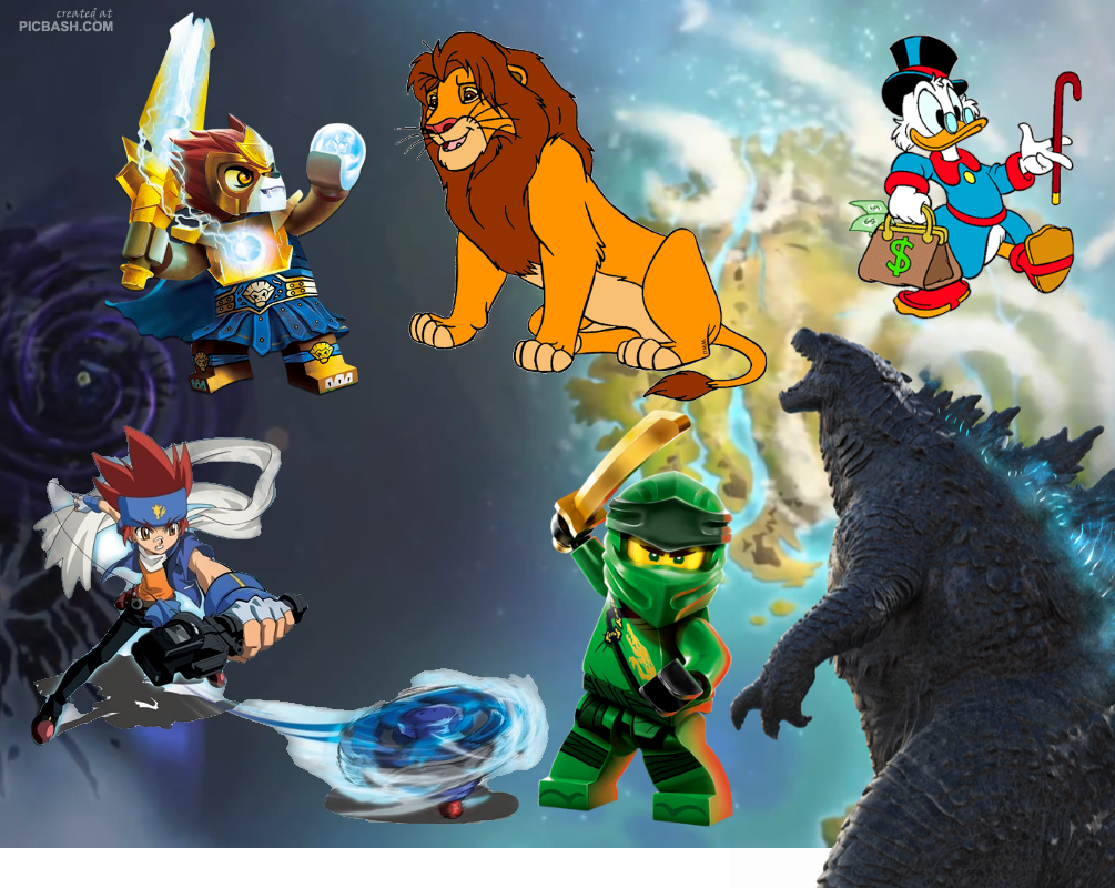 A mega crossover poster