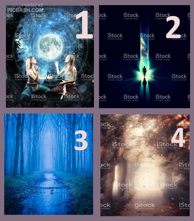 Which picture looks the closest to walking through the veil?