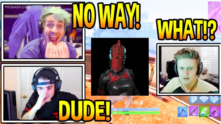 reaction of female black knight